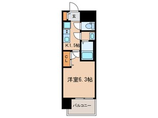 メイクス矢場町の物件間取画像